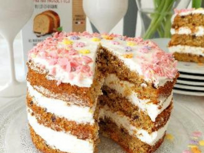 Gâteau Noisettes façon Carotte cake de Pâques 